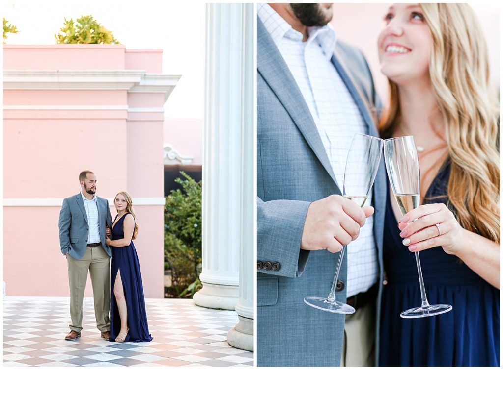 Charleston South Carolina Engagement Photos Downtown