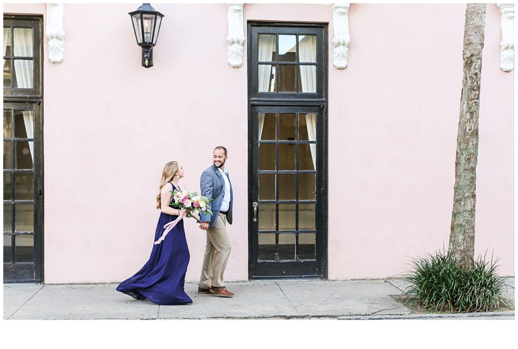 Light and Airy Engagement Photos in Downtown Charleston, South Carolina!