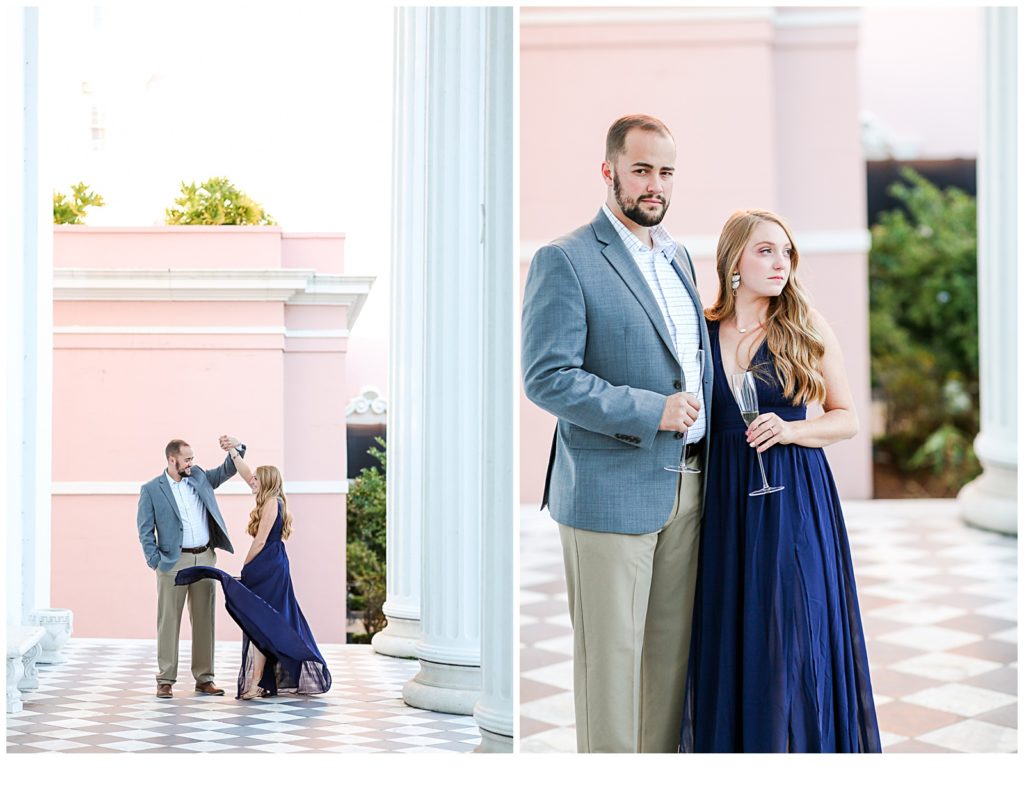Light and Airy Engagement Photos in Downtown Charleston, South Carolina!
