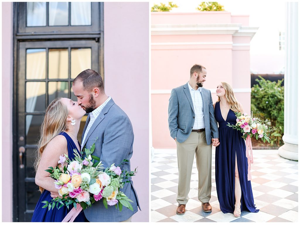 Light and Airy Engagement Photos in Downtown Charleston, South Carolina!