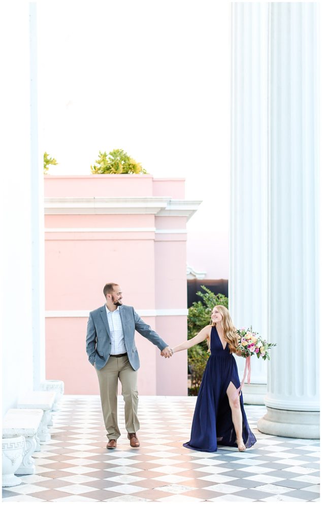 Light and Airy Engagement Photos in Downtown Charleston, South Carolina!
