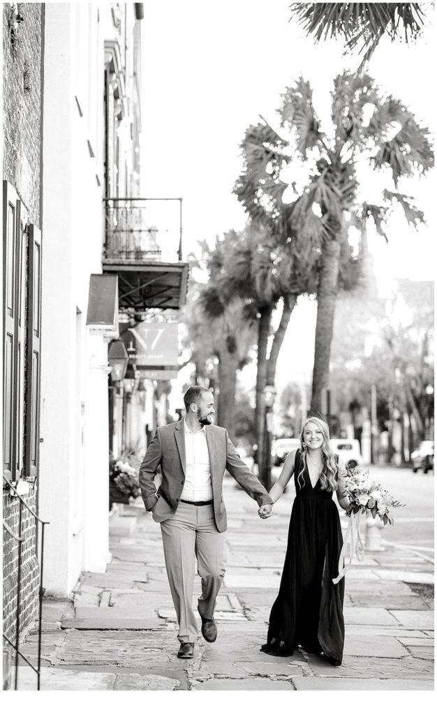 Light and Airy Engagement Photos in Downtown Charleston, South Carolina!