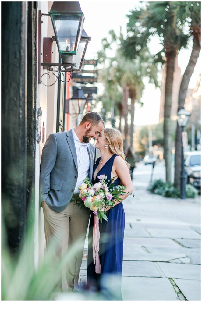 Light and Airy Engagement Photos in Downtown Charleston, South Carolina!