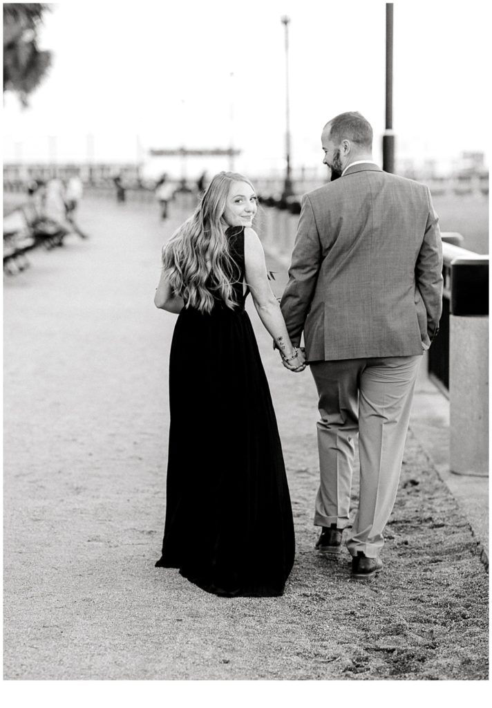 Light and Airy Engagement Photos in Downtown Charleston, South Carolina!