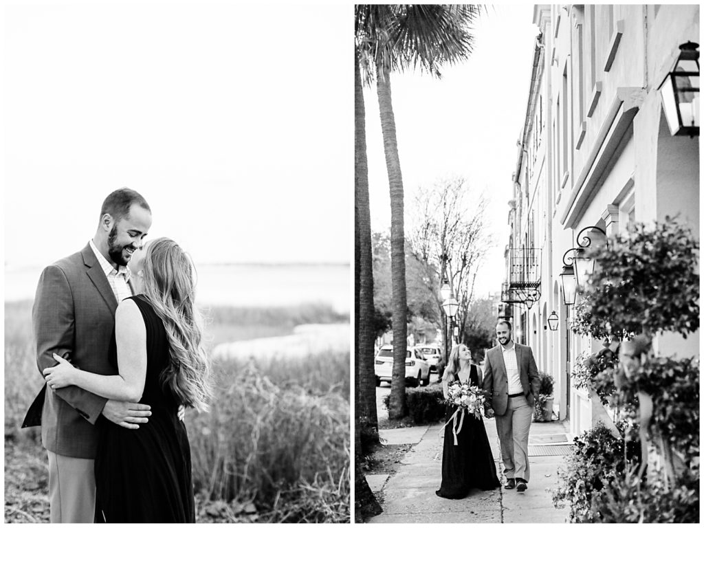Light and Airy Engagement Photos in Downtown Charleston, South Carolina!