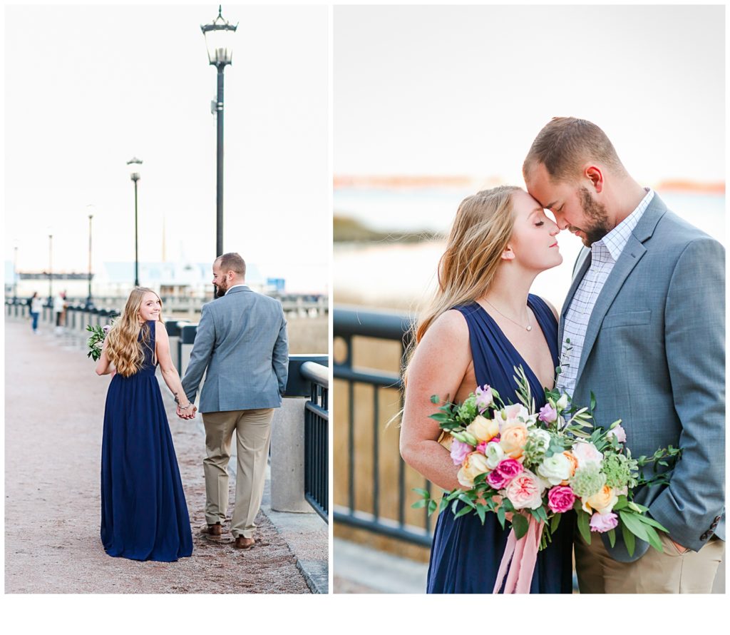 Light and Airy Engagement Photos in Downtown Charleston, South Carolina!