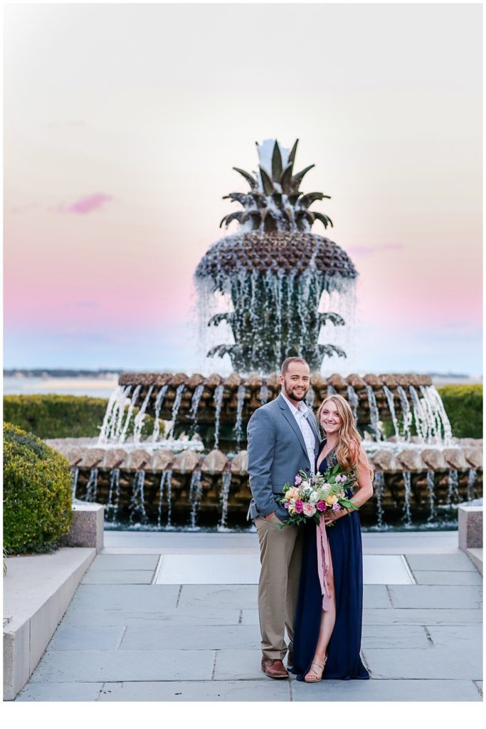 Light and Airy Engagement Photos in Downtown Charleston, South Carolina!