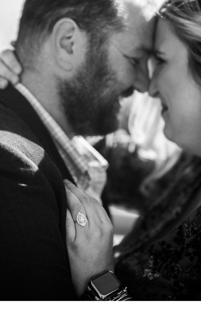 Black and White Engagement Photos